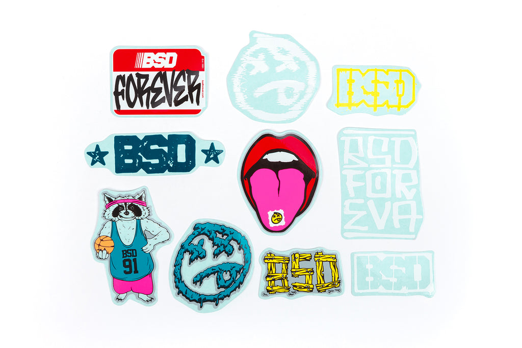 BSD BMX - Assorted sticker packs – BSD Euro store