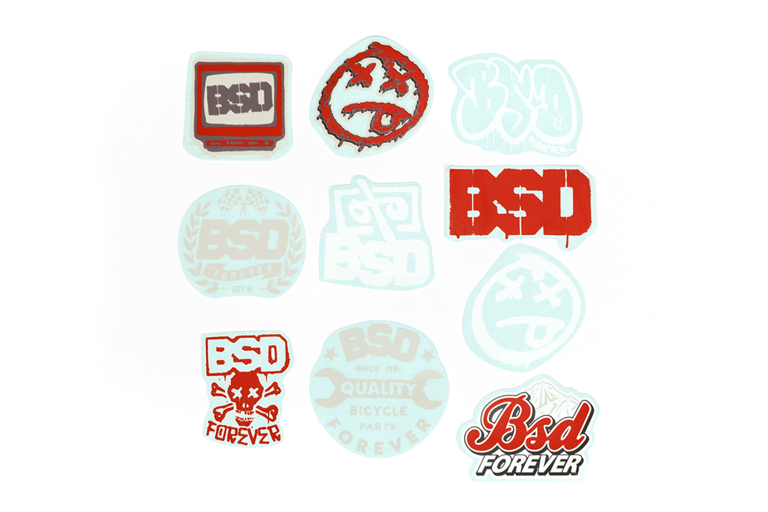 BSD BMX - Assorted sticker packs – BSD Euro store