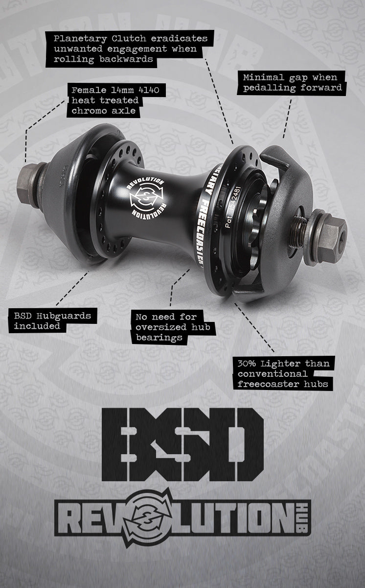 BSD BMX - The new Revolution hub - Planetary freecoaster – BSD 